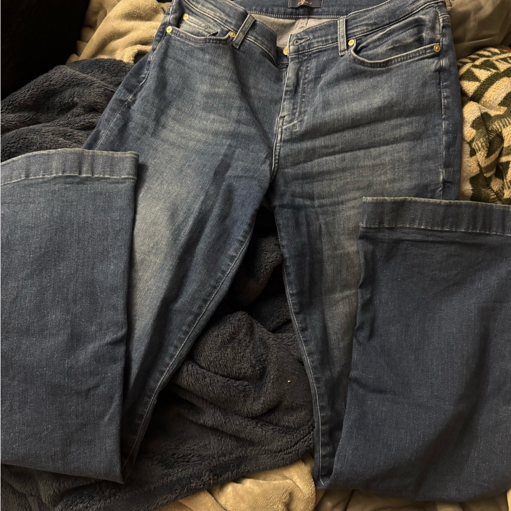 7 For All Mankind Indigo Denim Jeans